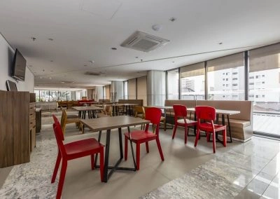 Restaurante e café do complexo