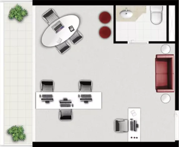 Planta 28m²