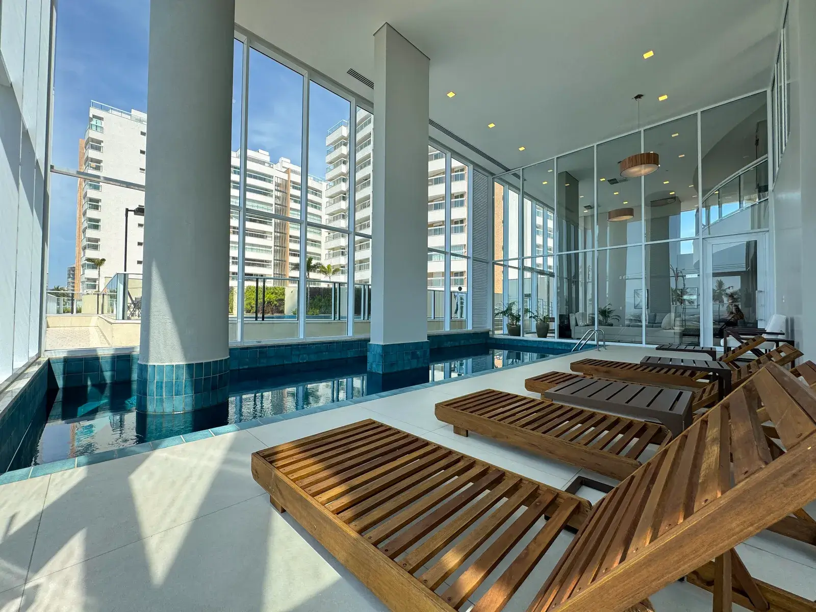 Piscina Coberta e Aquecida