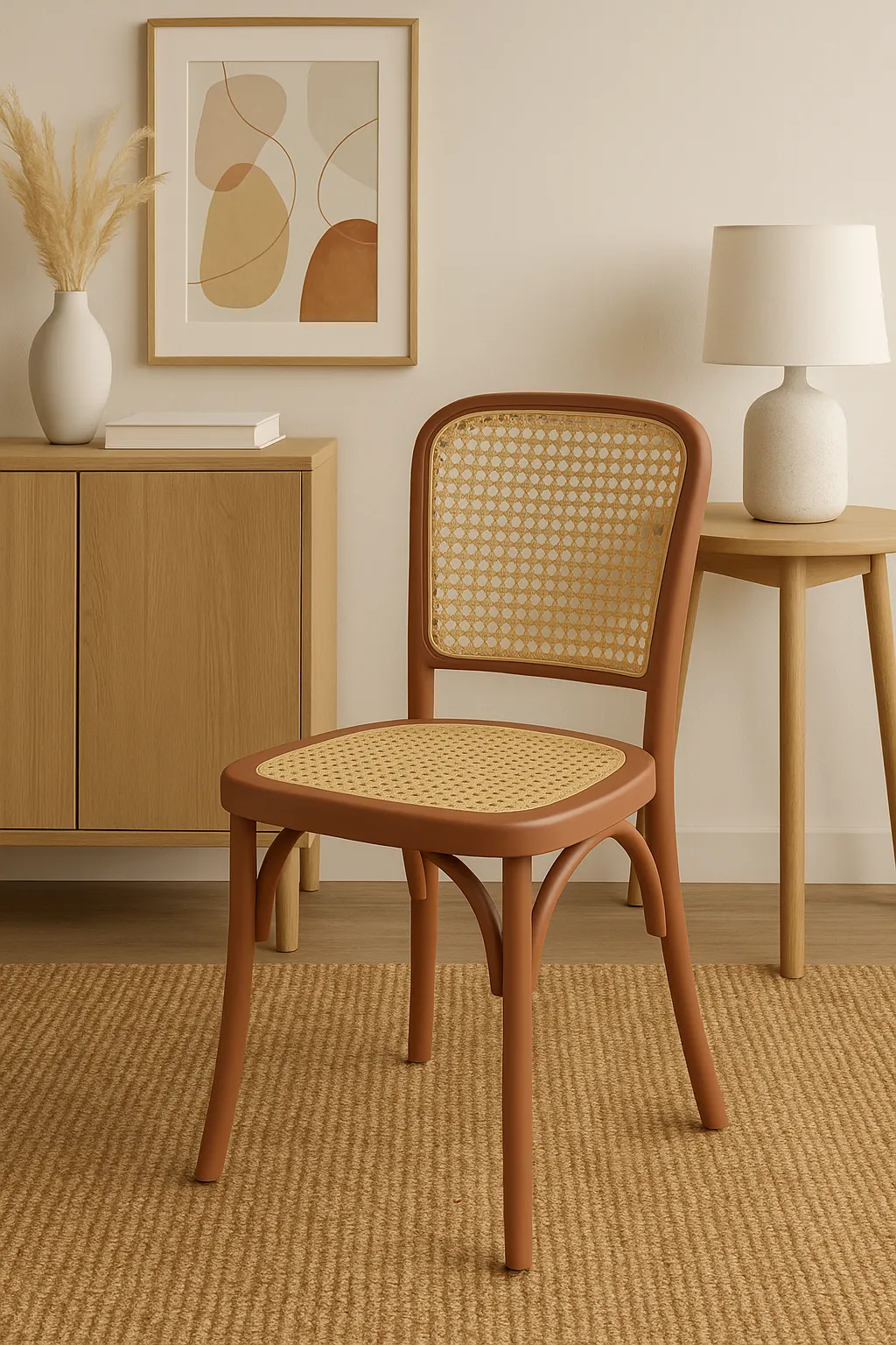 Cadeira Amis Assento Rattan