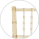 Estrutura: rígida em policarbonato virgem translúcido