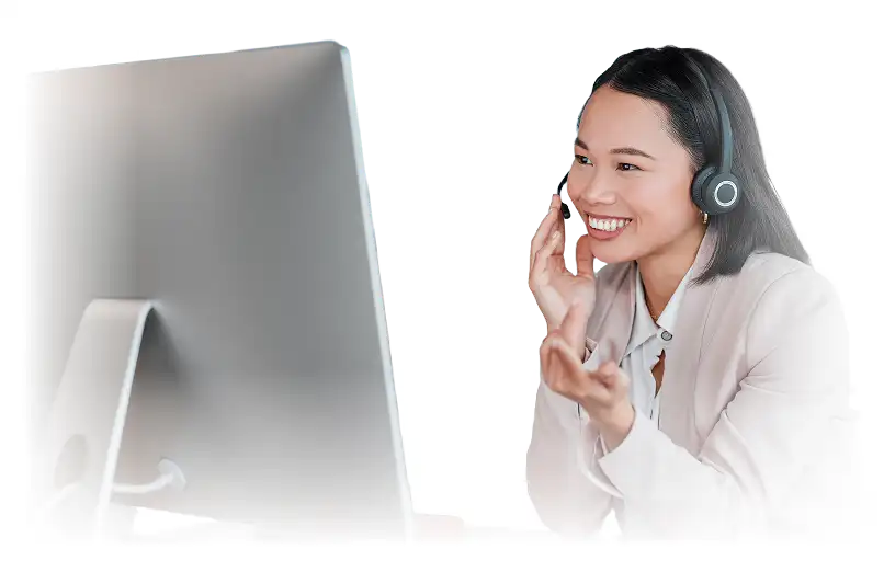 Atendentes capacitados para apoiar operações