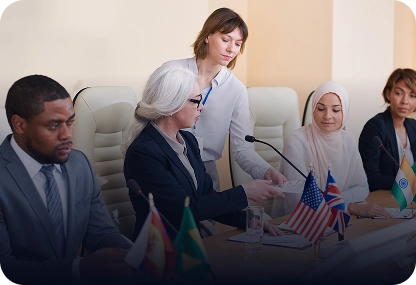 Delegações nacionais e internacionais