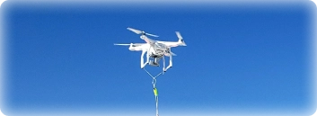 Drones cabeados para ronda técnica