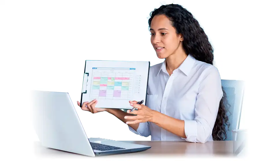 Relatórios e planos de ação que mostram o que foi feito e o que precisa ser feito